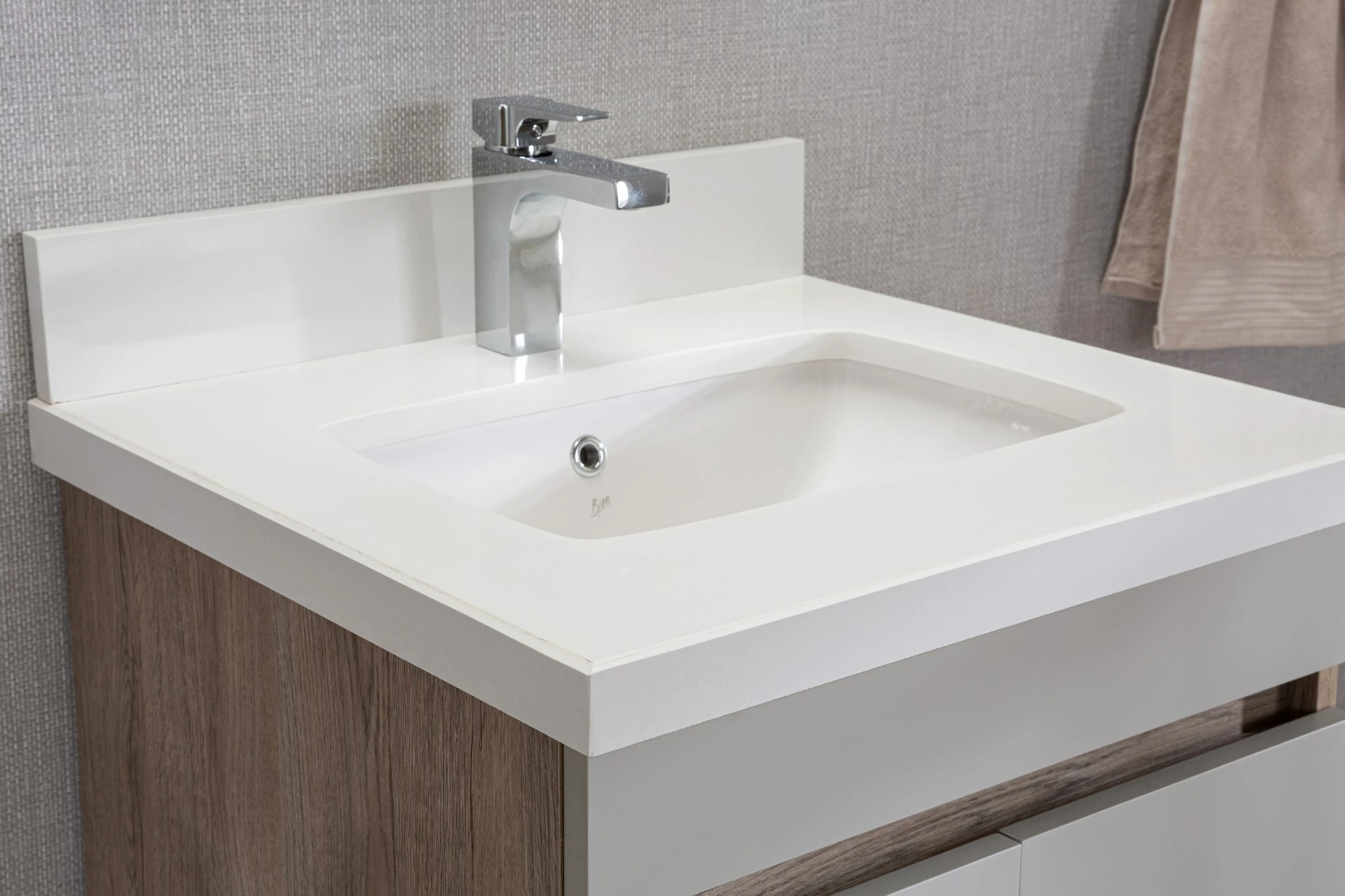 Set mobiljesh për banjo (2 copë), Skye Decor, Echo 24, ngjyrë lisi