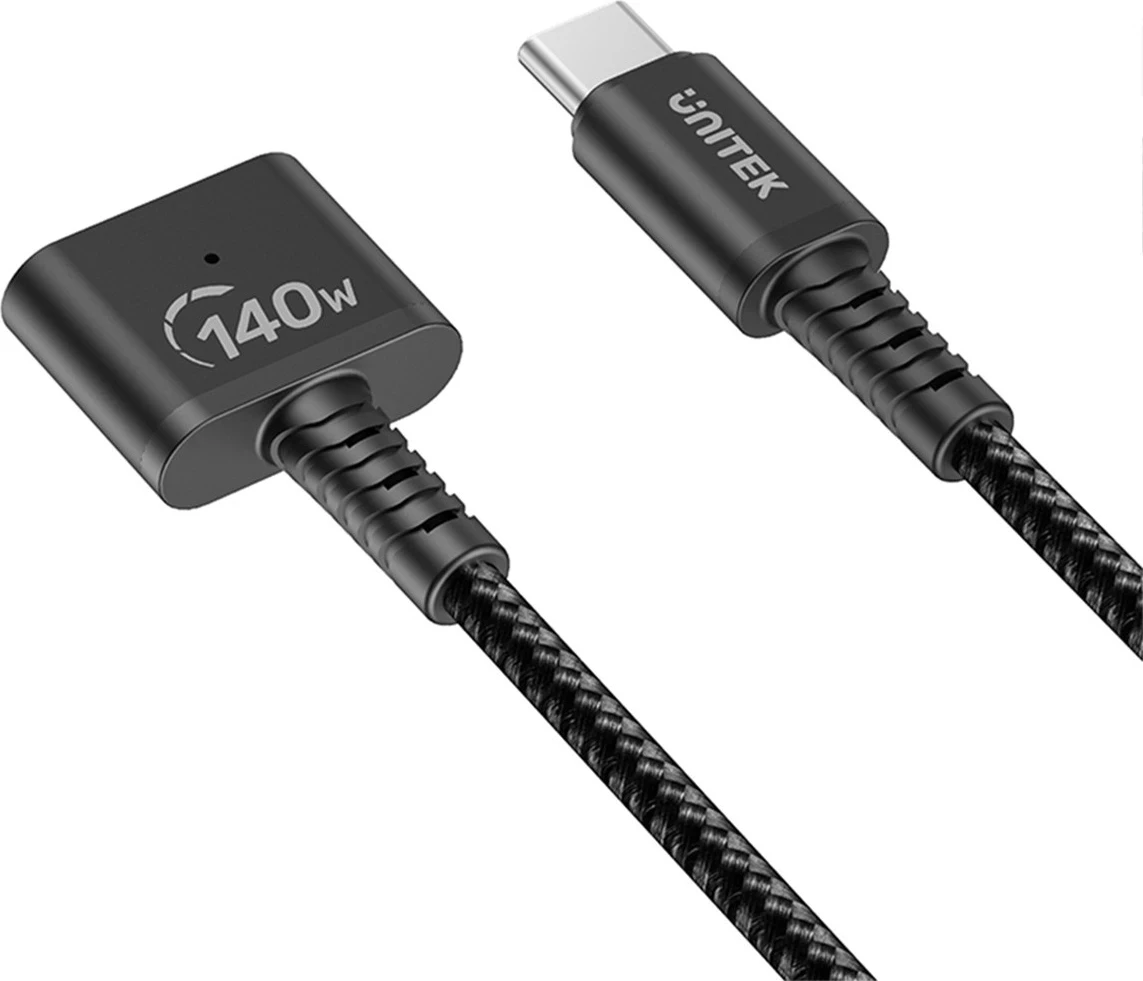 Kabull Unitek USB-C në MagSafe 3, 140W, 2m, ngjyrë e zezë