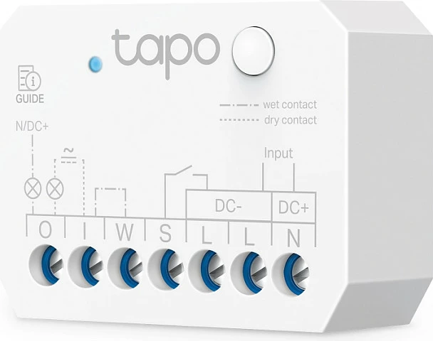 Aktuator switching TP-Link Tapo S110E(UN), 7 kanale, 150 W, 2.4 GHz, i bardhë