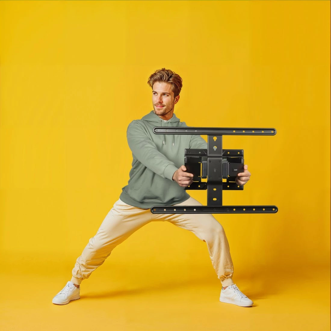 Mbajtëse muri për TV Hama 220851, për LCD/LED 37-90", 50 kg, e zezë