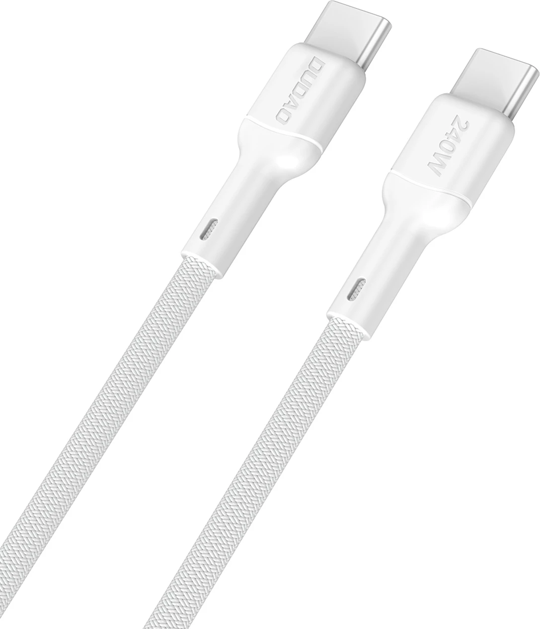 Kabllo USB-C në USB-C Dudao L9C Max, 2m, 240W, Bardhë