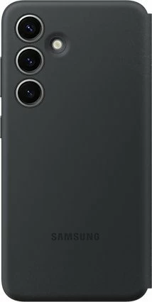 Mbështjellës Samsung Smart View Wallet Case Galaxy S24, me kapak, dritare Smart View, 1 xhep karte, i zi