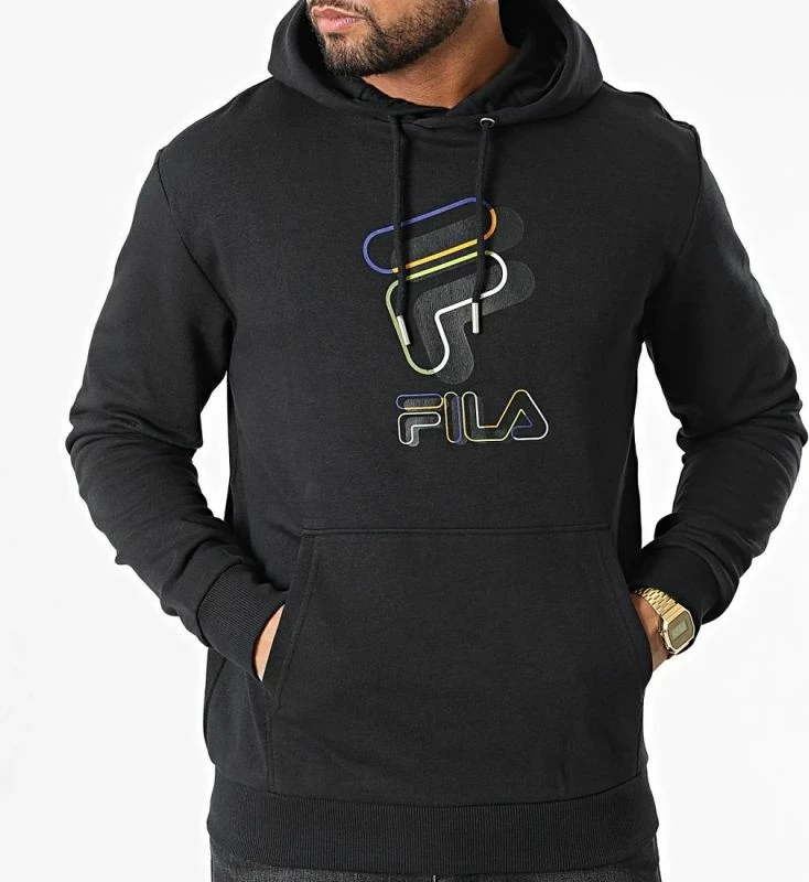 Duks për meshkuj Fila, Bever Hoody, i zi [Madhësia: XL]
