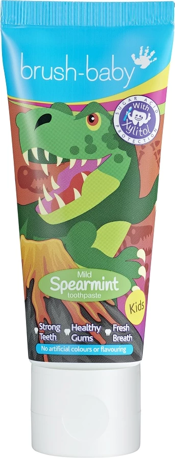 Pastë dhëmbësh për fëmijë Brush-Baby Dino Spearmint 50ml