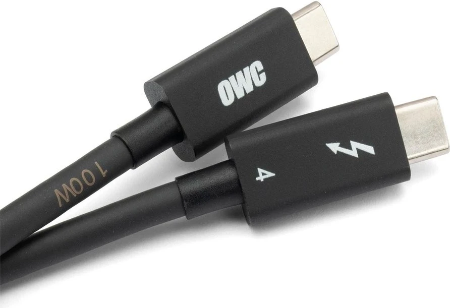 Kabllo OWC Thunderbolt 5 1m, e zezë