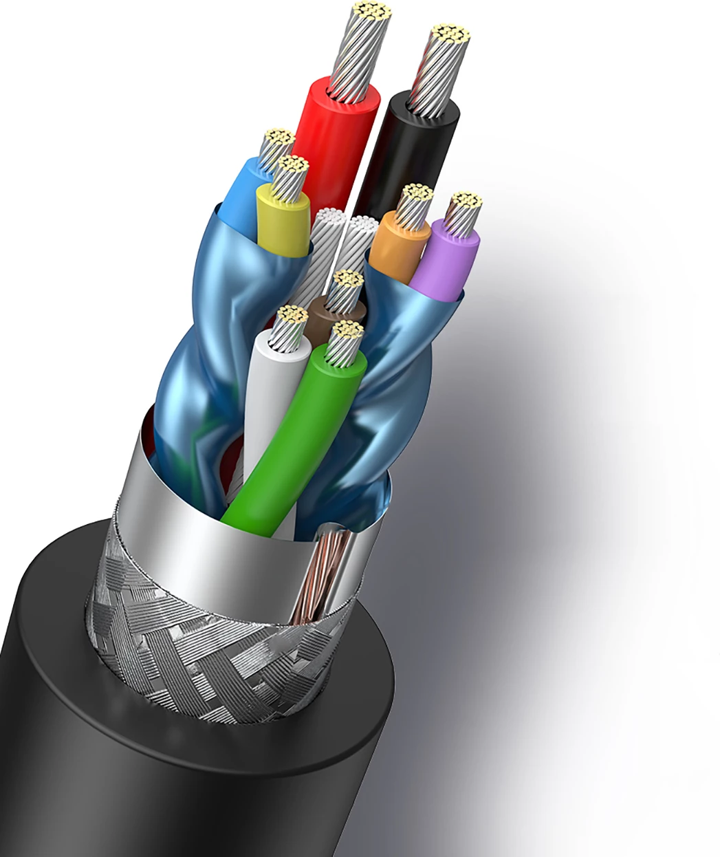 Kasë Ugreen CM300 70499 për hard disk 2.5" SATA 3.0, USB-C, 0.5m kabllo, Argjendtë