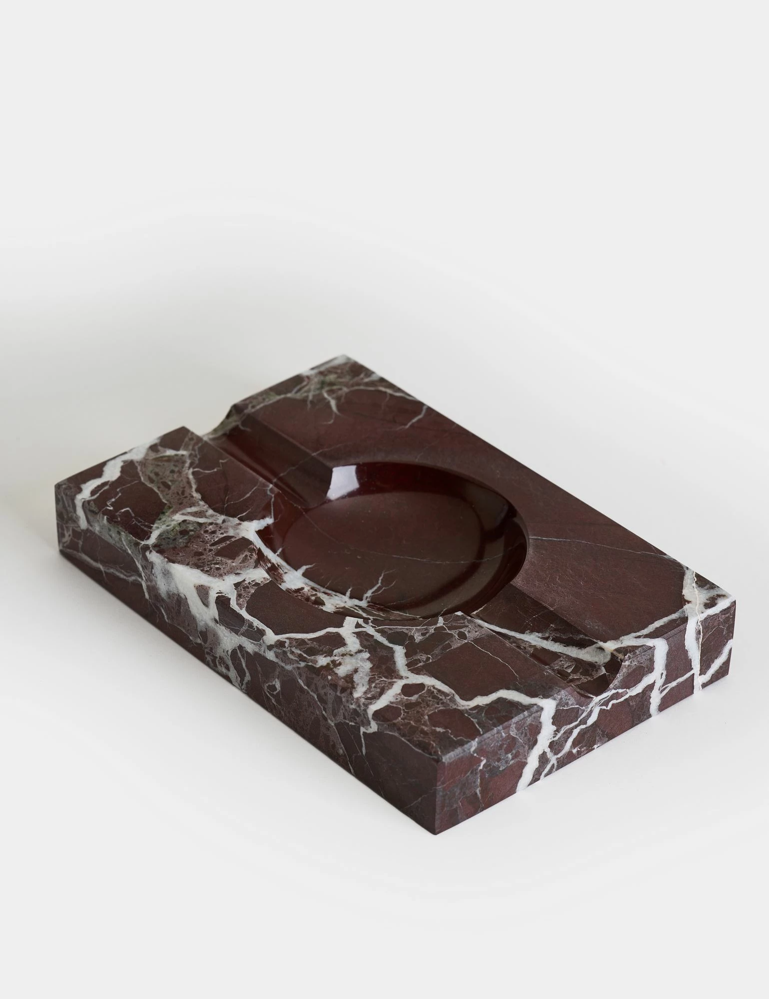 Tabak mermeri Rosso Levanto, ngjyrë burgundy, drejtkëndësh, Evila Originals