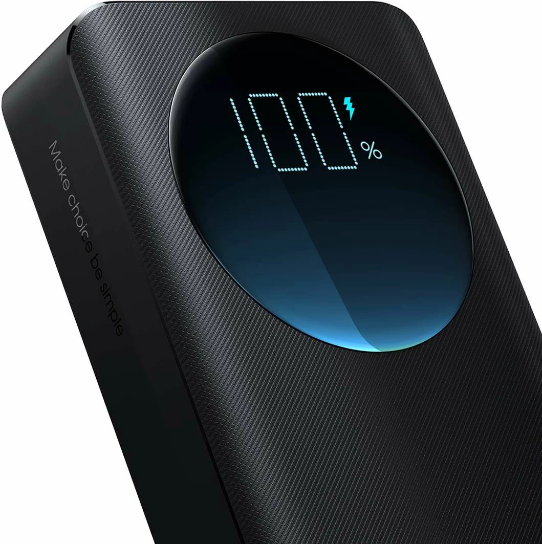 Powerbank Joyroom JR-PBF02, 20000mAh, 30W, me kabllo USB-A në USB-C, e zezë