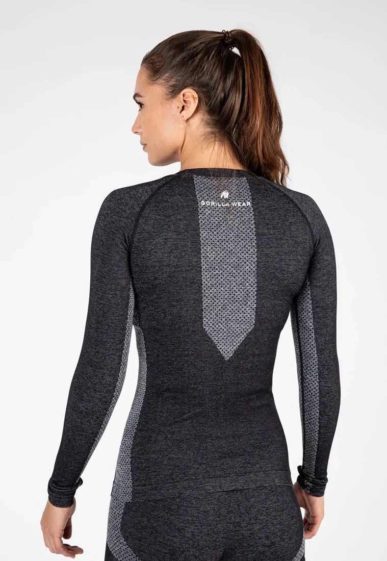 Selah Seamless Long Sleeve - Black [Madhësia: L/XL]