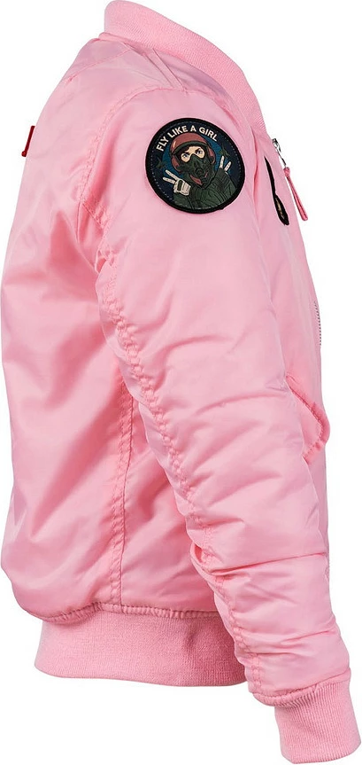 Xhaketë Për Fëmijë Fostex Garments Kids MA-1 flight jacket pink