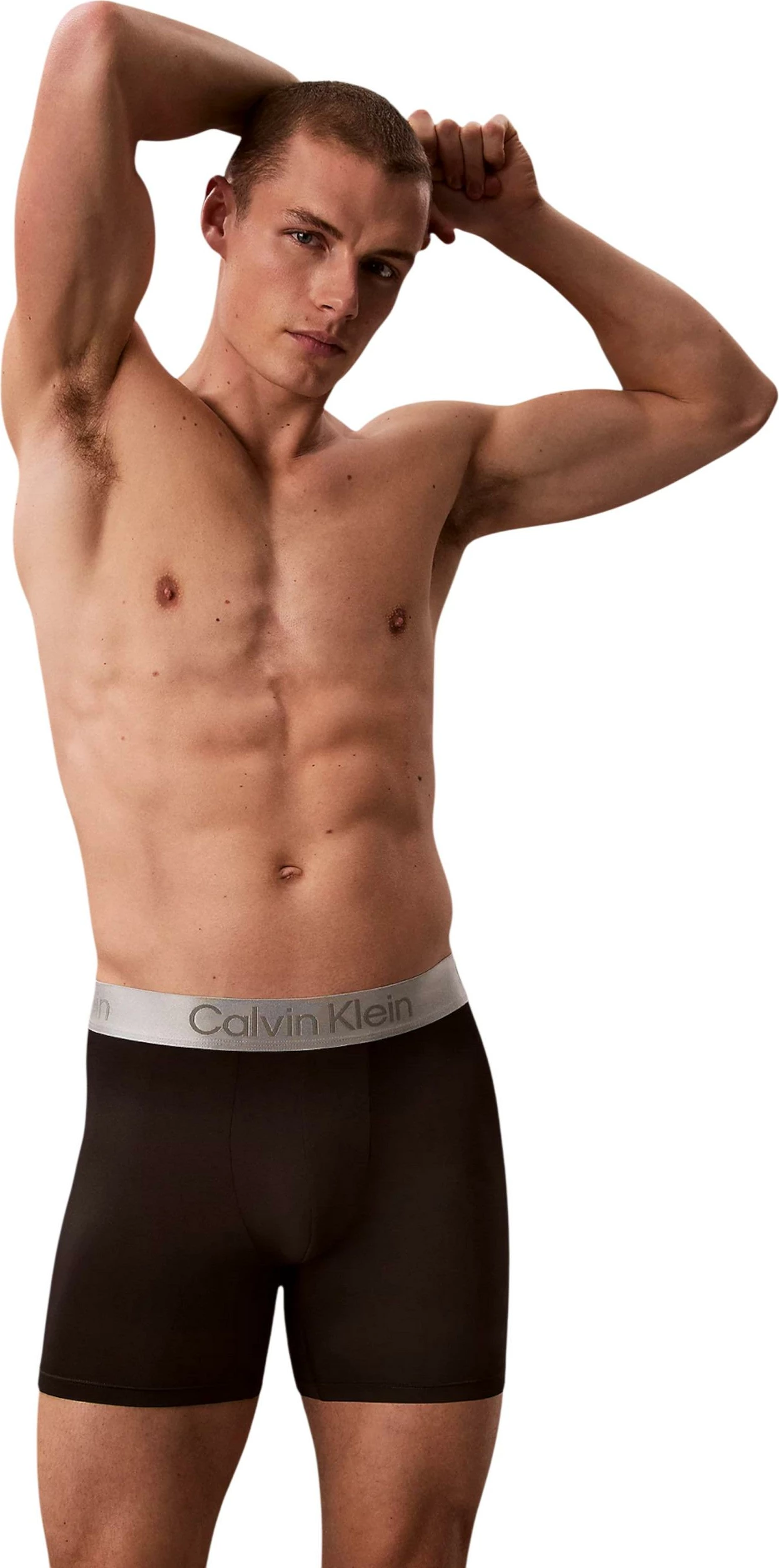 Të brendshme për meshkuj Calvin Klein Underwear BOXER BRIEF 3PK LV00NB4124, të zeza/bardha [Madhësia: M]
