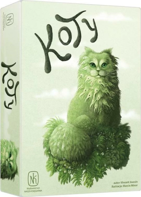 Lojë tavoline Nasza Księgarnia Koty (Cats), 2-7 lojtarë, 20 min, 10+, version polonisht, jeshile