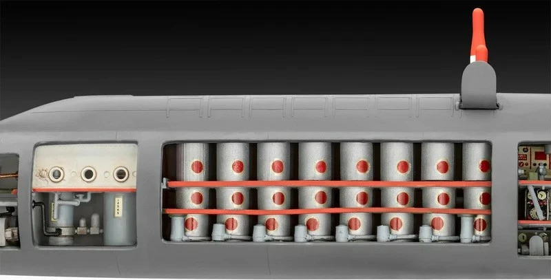 Model plastik anije nëndetëse Revell S.S.B. Abraham Lincoln, 1:253, 158 pjesë