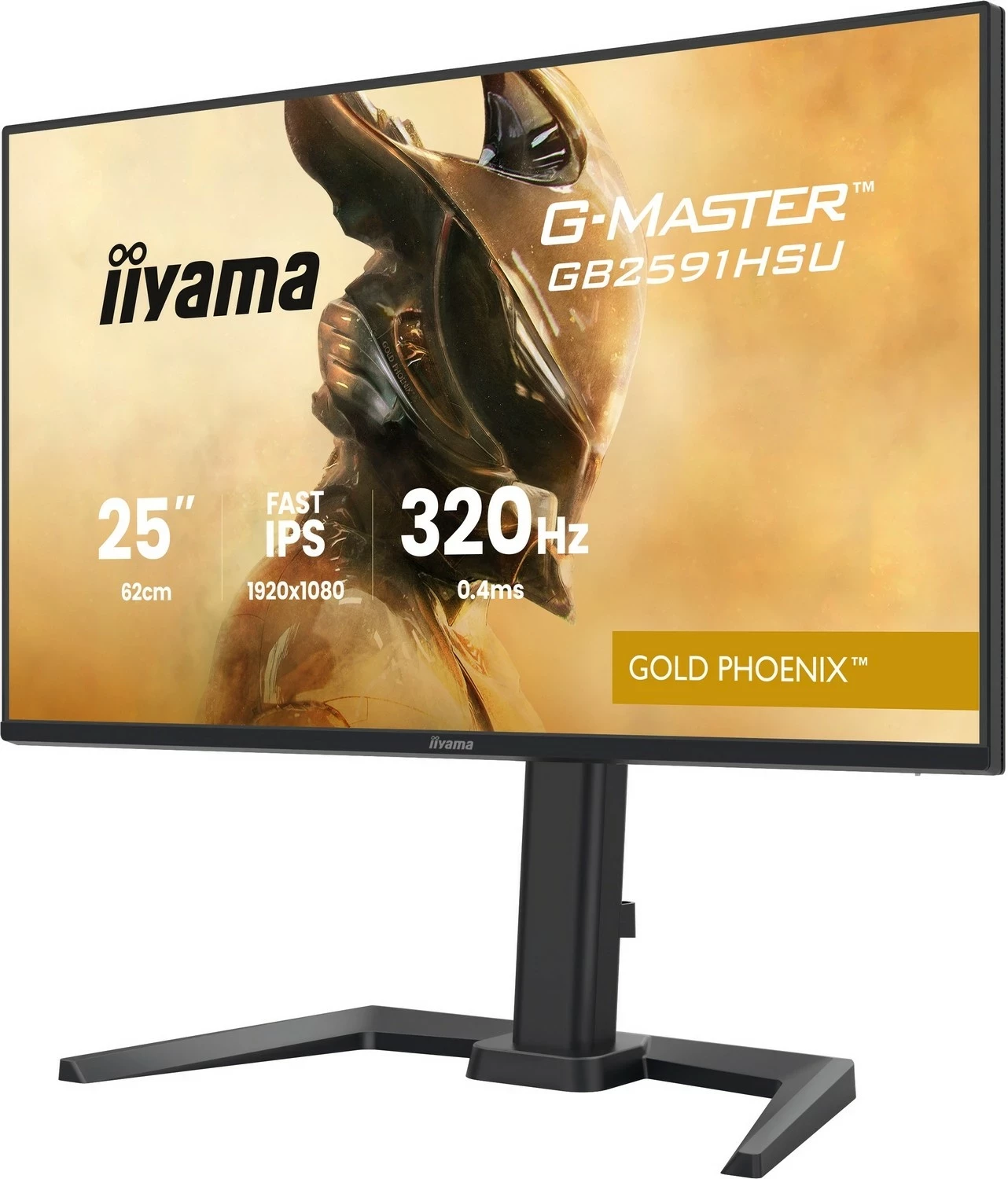 Monitor gaming iiyama G-Master GB2591HSU-B1, 24", 320Hz, Fast IPS, Full HD, i zi