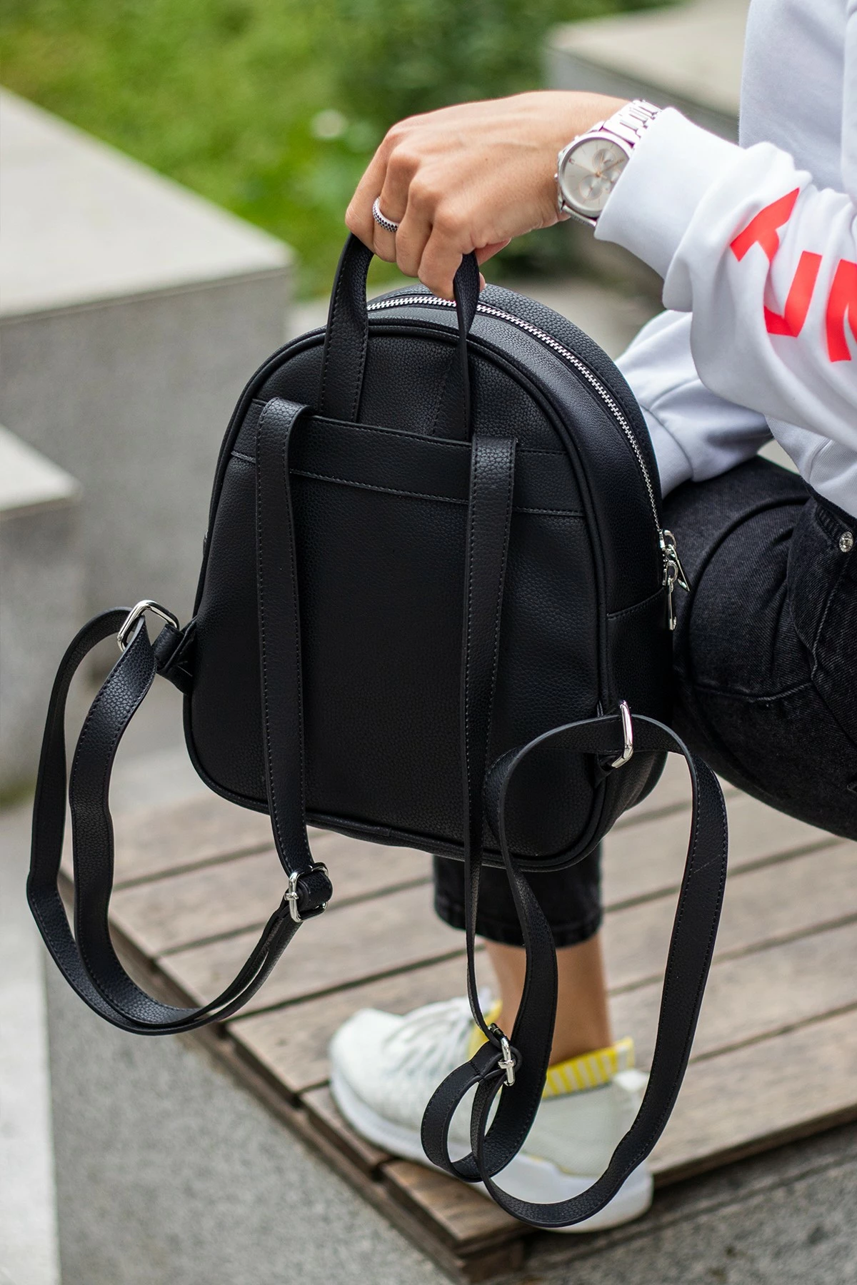Çantë shpine Zoozie Bags, Oslo, e zezë