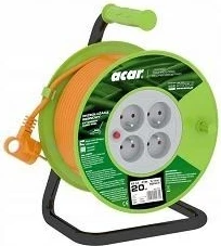 Kabllo zgjatuese Acar PZ-4Z/OTM, 20M, Portokalli