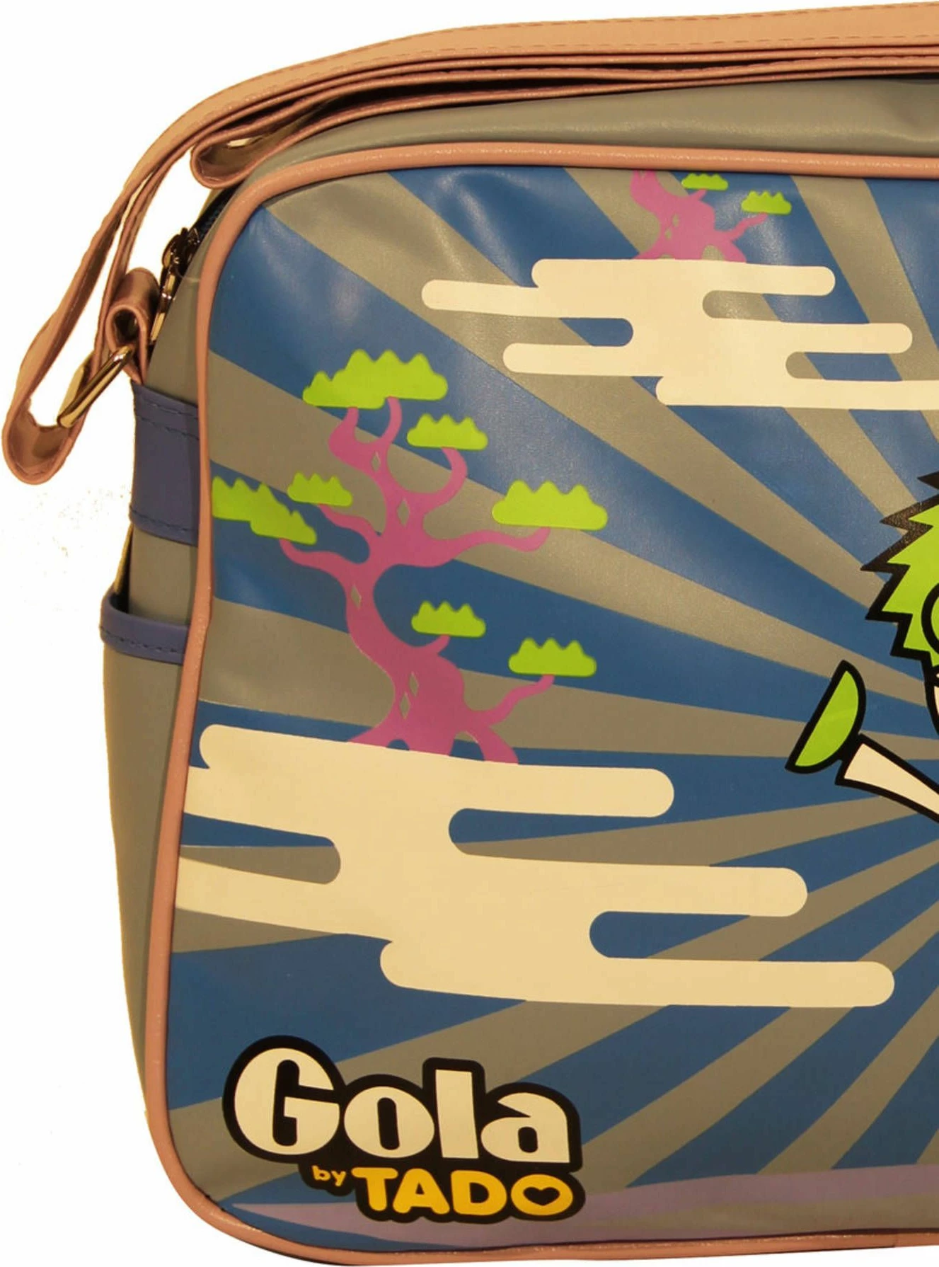 Çantë krahu GOLA femra, e kaltërt e çelët