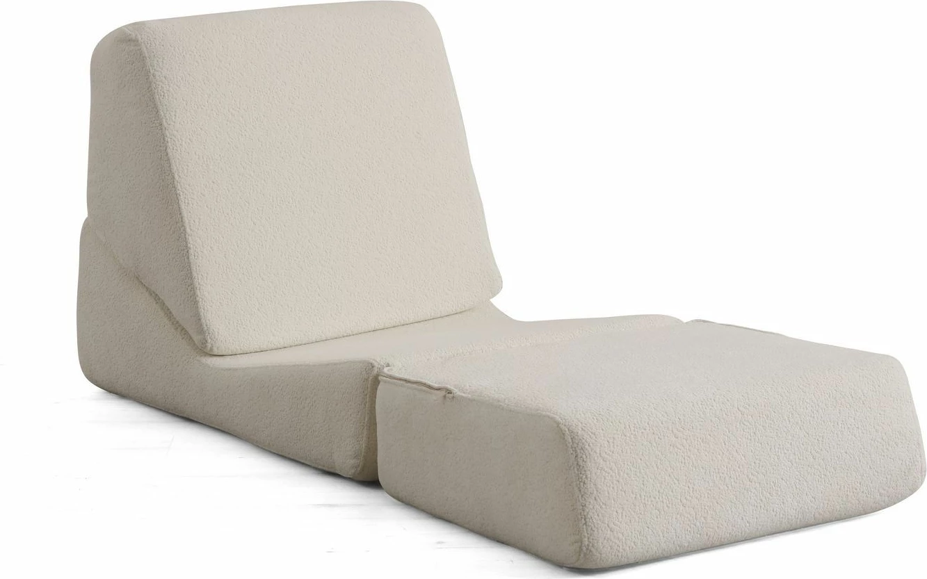 Krevat-karrige një vendësh, Atelier del Sofa, Origami Convertable, e bardhë