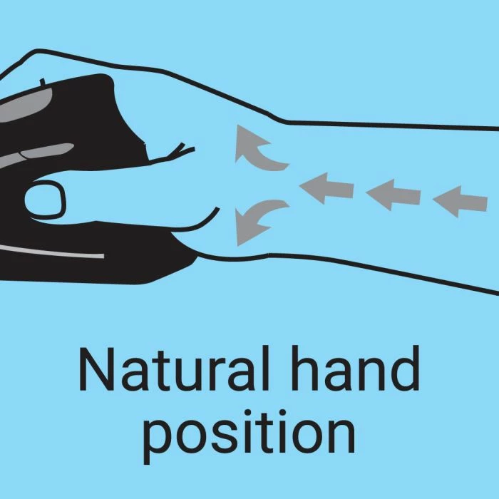 Maus vertikal me kabllo SANDBERG 630-14, ergonomik, USB-A, 6 butona, 800-2400 DPI, kabllo 1.5 m, i zi