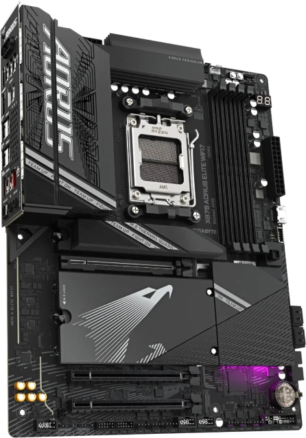 Pllakë amë GIGABYTE X870 AORUS ELITE WIFI7, AM5, ATX, DDR5 deri 256GB, Wi‑Fi 7, 2.5GbE, USB4, e zezë
