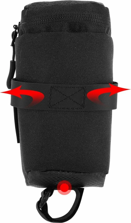 Çantë nën sedilje për biçikletë Wozinsky WBB8BK, 0.6L, e zezë