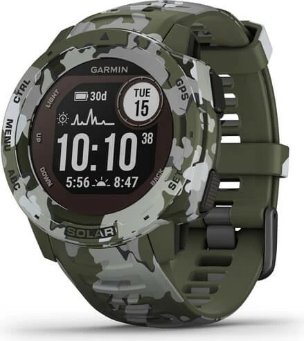Smartwatch Garmin Instinct SOLAR Camo Edition Lichen Camo