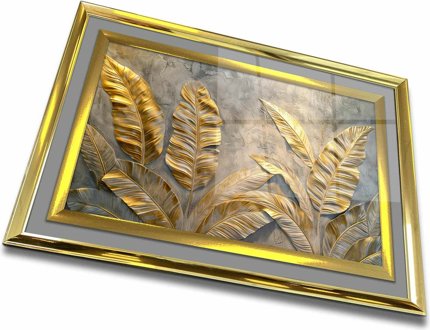 Pikturë dekorative me kornizë, shumëngjyrëshe, Wallity 4363Kromaltınct - 033, 43x65cm