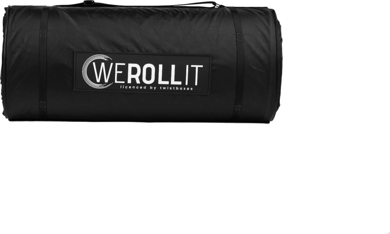 Kuti bagazhi për tavan makine Werollit Foldable Roof Box 520L, 520 L, e palosshme, ngarkesë max 75 kg, e zezë, me set montimi