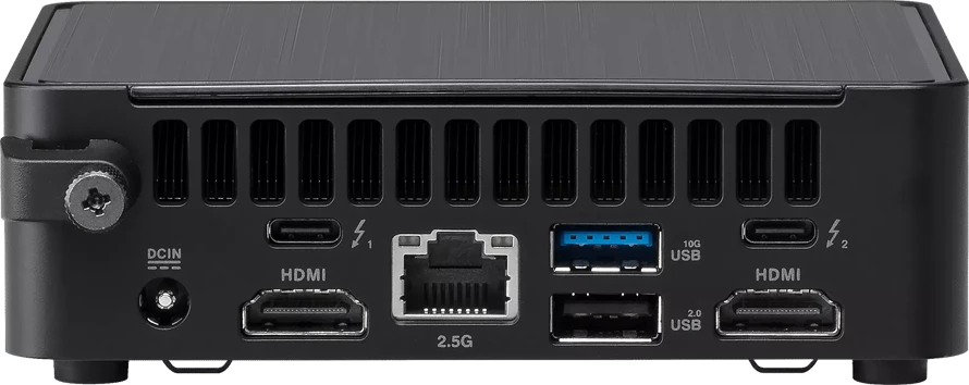 Mini Kompjuter ASUS NUC 14 Pro RNUC14RVKI300002I, Intel Core 3 100U, Intel Graphics, Wi‑Fi 6E, 2x HDMI, 2x Thunderbolt 4, 2.5GbE, pa RAM/pa SSD/pa sistem operativ, i zi, Slim Kit (L6)