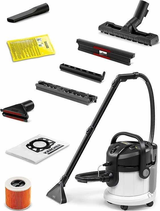 Fshesë me larje (wet & dry) Karcher SE 4 (1.081-150.0), 1000 W, depo 4 L, pa qese, e bardhë