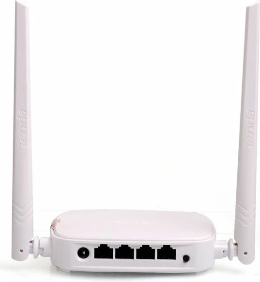 Router Wi‑Fi Tenda N301 300Mbps 2.4GHz, 2 antena, i bardhë