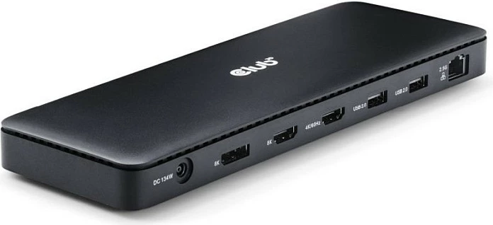 Docking station Club3D Thunderbolt4 12-in-1, universal, 3 ekrane, 0.8m, e zezë