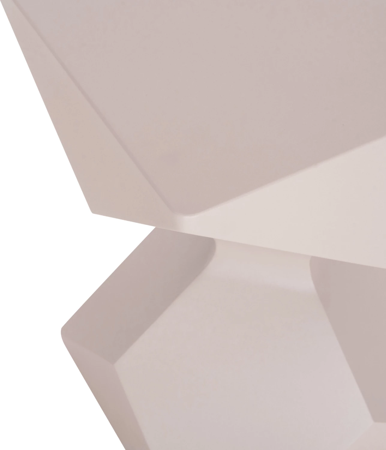 Tavolinë anësore e ulët ZANDER, alumin krem i bardhë, CD6494.02, 32x32x45H