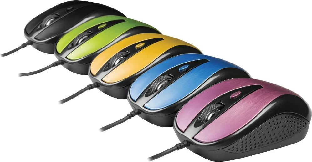Maus YENKEE YMS 1025BE - USB, e zezë/kaltër