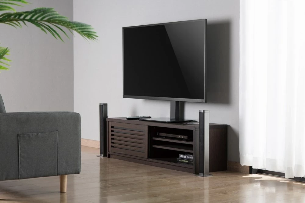Mbajtëse tavoline për TV/monitor Gembird TVS-D55S-01, 23-55", e zezë