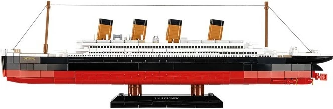 Set blloqesh ndërtimi, Cobi, R.M.S. Olympic COBI-1687, 595 copa, shkallë 1:700, me bazament