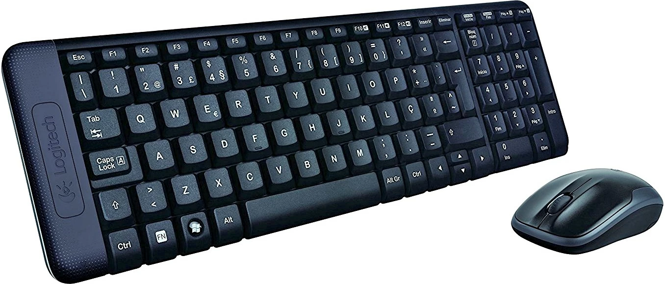 Set tastierë dhe maus Logitech MK220, wireless, USB, spanjisht, e zezë