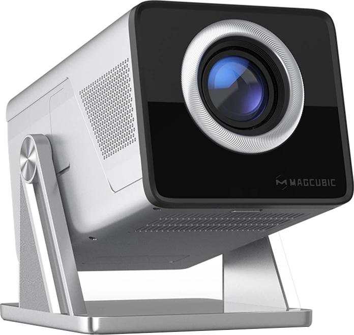 Projektor Magcubic X7, 1080p, 800 ANSI, Android 14, Wi‑Fi 6/BT 5.4, deri 130\", gri