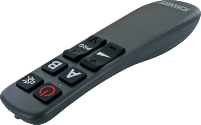 Telekomandë universale Schwaiger UFB1000, 8 taste, IR wireless, e zezë