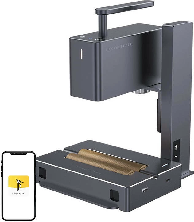 Pajisje gravimi me lazer LaserPecker L2 Suit Version, 5W, e zezë