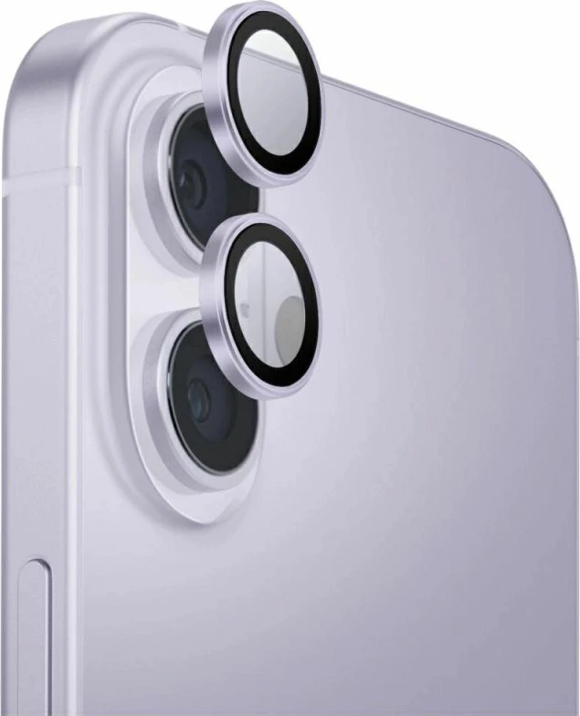 Mbrojtës alumini për kamerë UNIQ Optix për iPhone 17, vjollcë