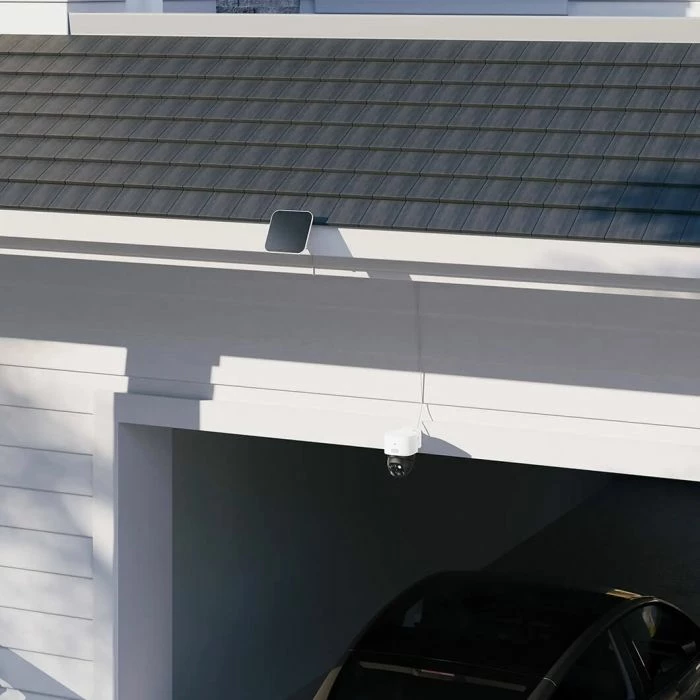 Kamerë sigurie e jashtme wireless Anker Eufy Security SoloCam S340 3K Dual-Cam, 8GB, me panel solar, bardhë/zezë