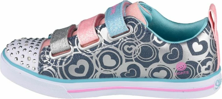 Këpucë fëmijësh Skechers, shumëngjyrëshe