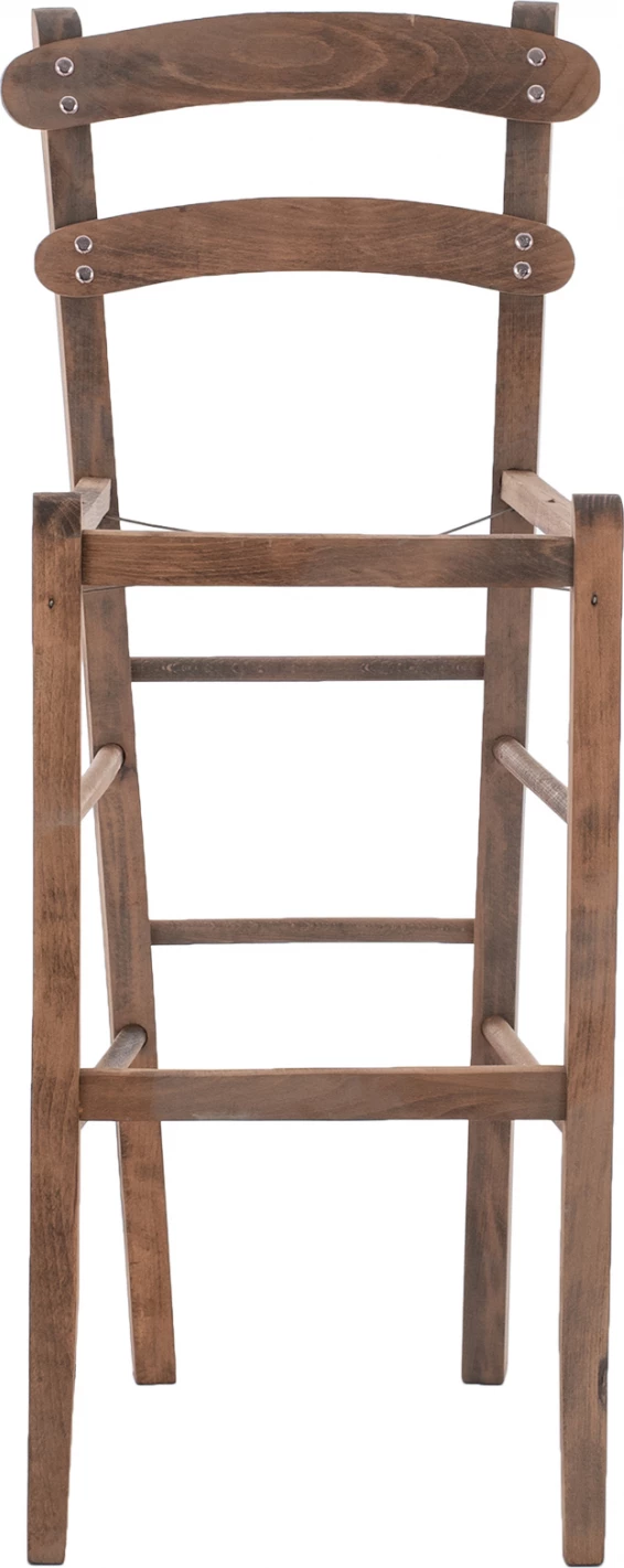 Karrige për bar, skelet arre, FH5579.01, 40x42x105 cm