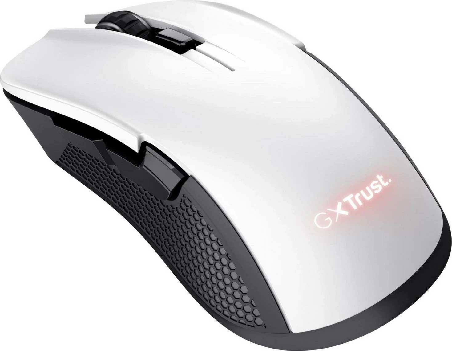Maus wireless Trust GXT 923 Ybar, 7200 DPI, 6 taste, e bardhë