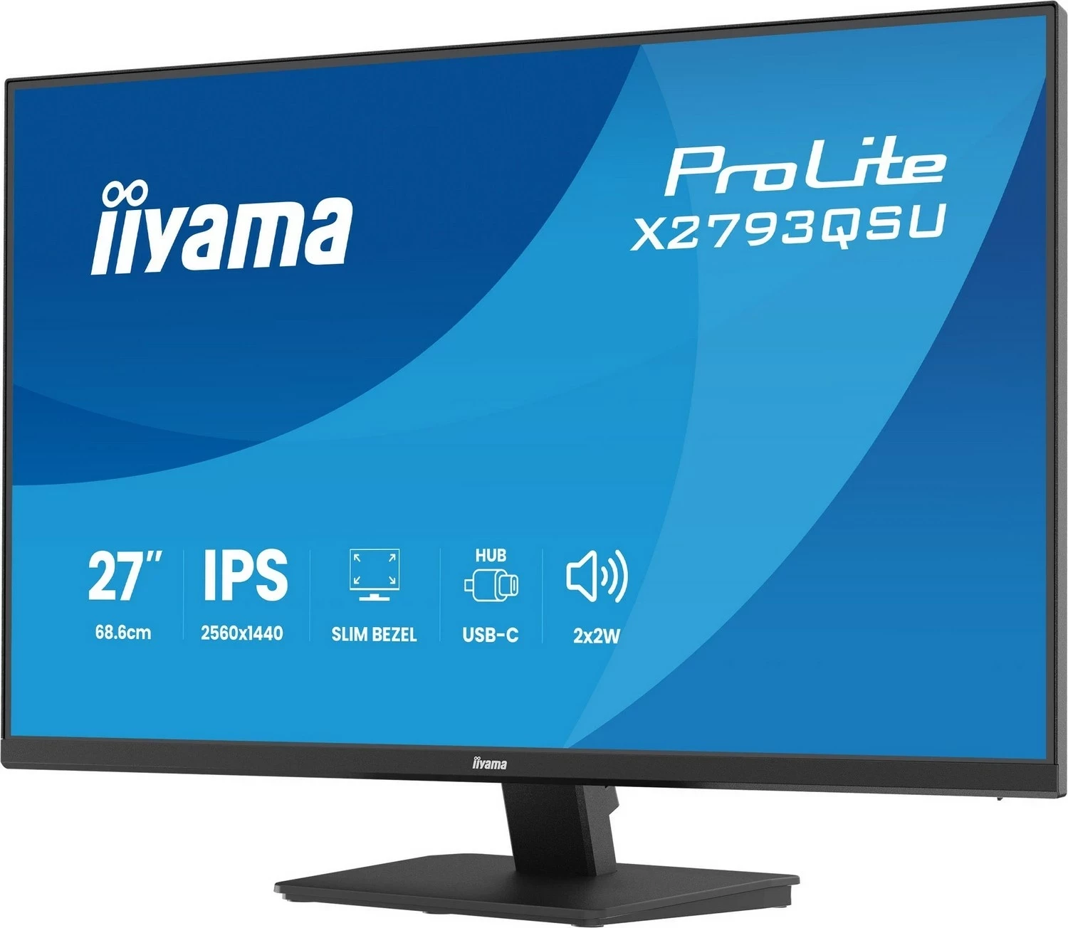 Monitor iiyama ProLite X2793QSU-B1, 27", IPS, QHD 2560x1440, 75Hz, 1ms, i zi