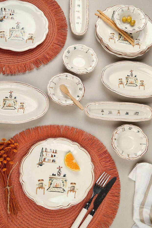Set mëngjesi 14 pjesësh Hermia Concept, FLY14KAHPRS1059