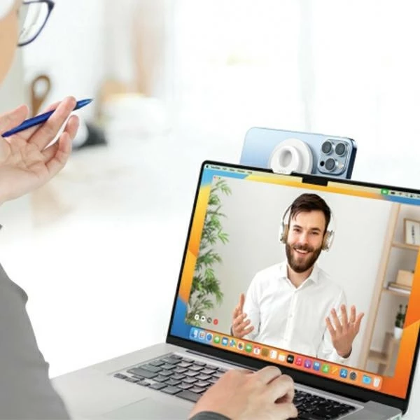 Mbajtëse induktive SODI BM-300 për MacBook MagSafe, kompatibile me iPhone 12/13/14, e zezë