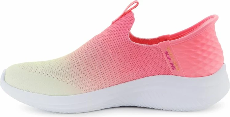 Atlete për femra Skechers, të verdha/rozë