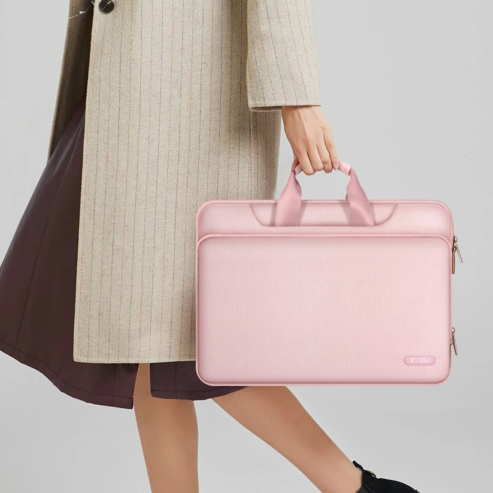 Çantë laptopi Tech-Protect PocketBag 13-14, Rozë